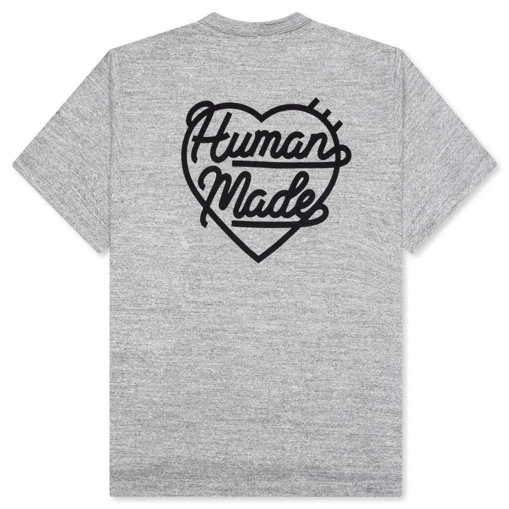 Human Made Heart Badge T-Shirt - Grey 2