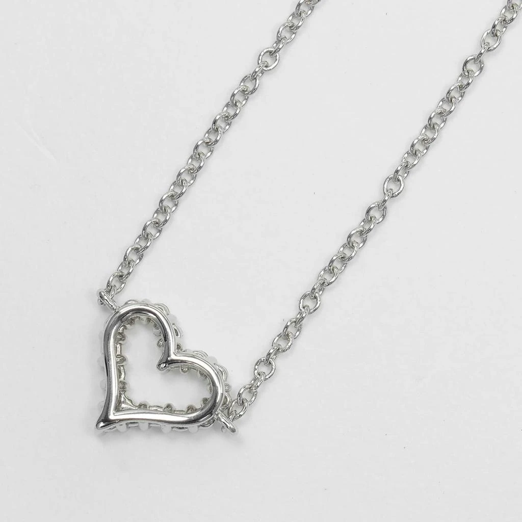Tiffany 
Co. Sentimental Heart Necklace Platinum Platinum Necklace Jewelry (Pre-Owned) 2