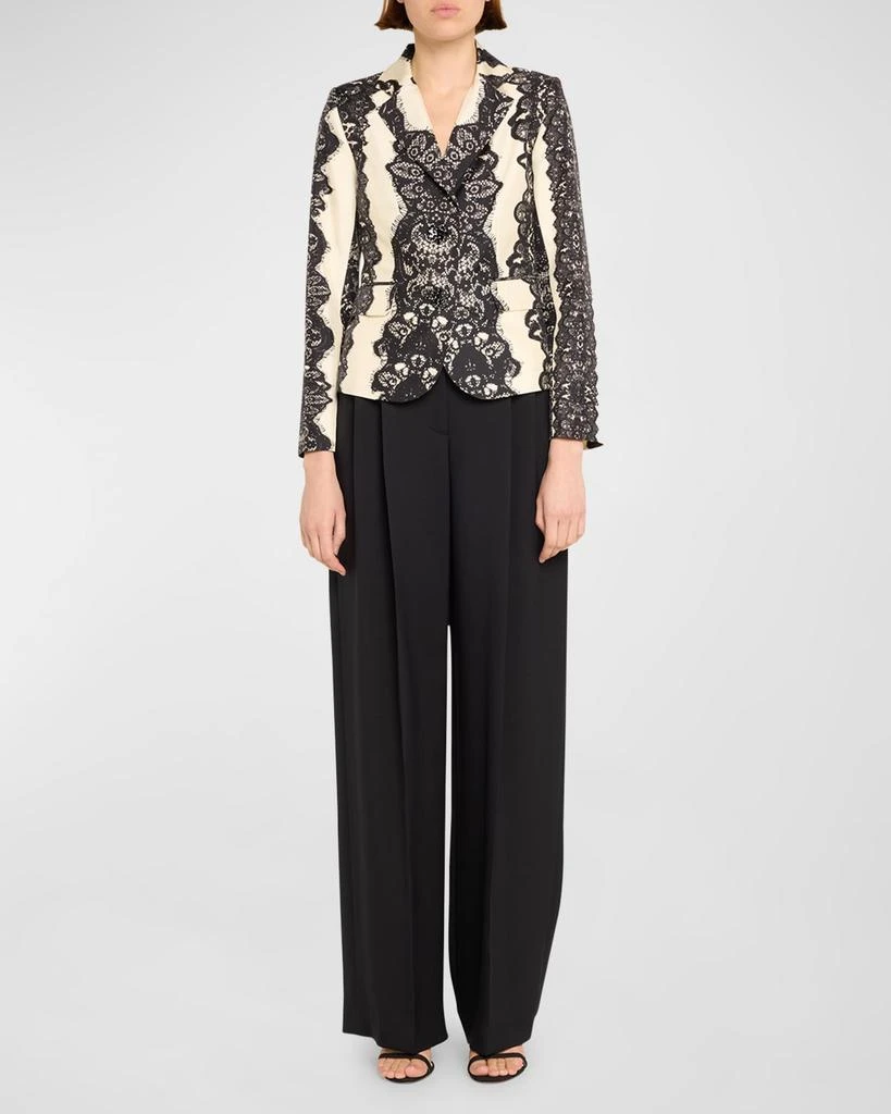 Libertine Venetian Lace Short Blazer Jacket with Crystal Buttons 3