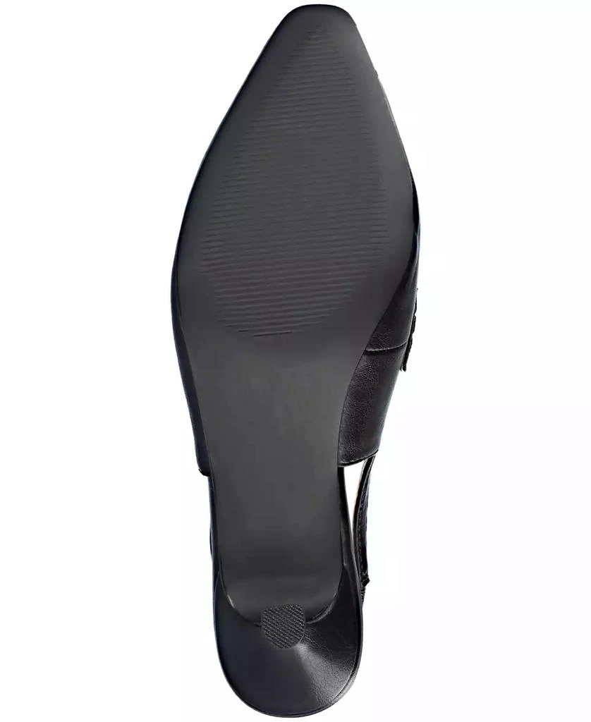 Journee Collection Women's Amory Tailored Kitten Heel Slingback Pumps 5