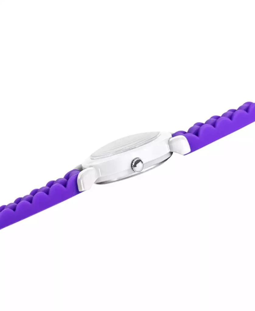 ewatchfactory Girl's Disney Soul 22 Purple Silicone Strap Watch 32mm 4