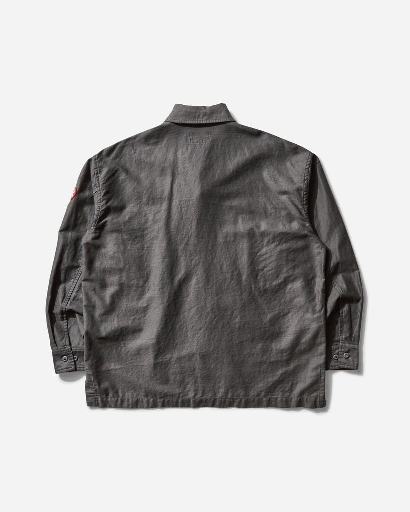 Cav Empt Men's Cotton Linen Casual Shirt Charcoal