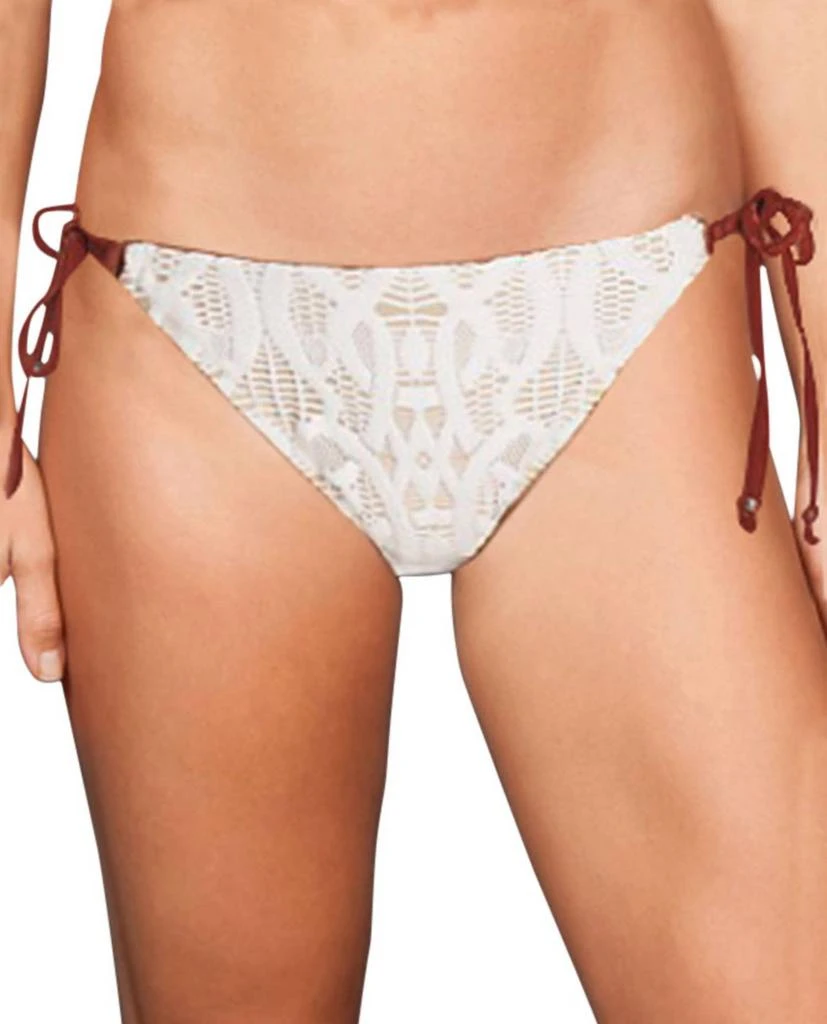 Nanette Lepore Crochet Tie Side Bikini Bottom 1