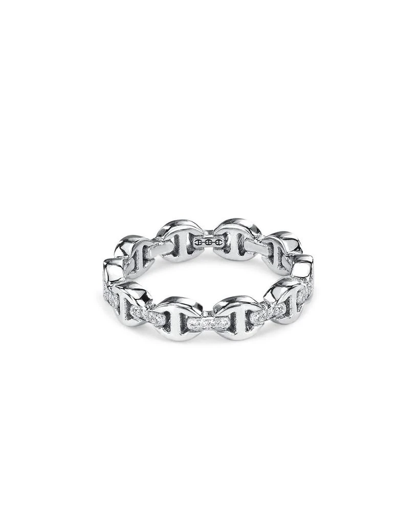 Hoorsenbuhs 18K White Gold Heritage Diamond Micro Dame III Ring 2