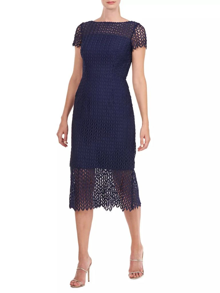 Kay Unger Tatum Lace Sheath Dress 2