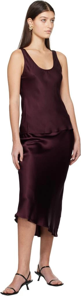 ANINE BING Burgundy Lea Tank Top - Lingerie