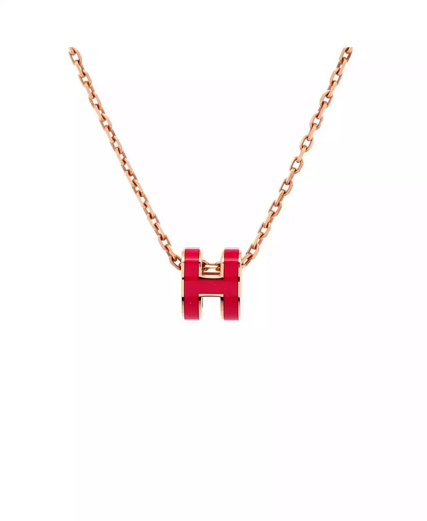 Pre-Owned HERMÉS Pre-Owned HERMES Pop H Pendant Chain Necklace