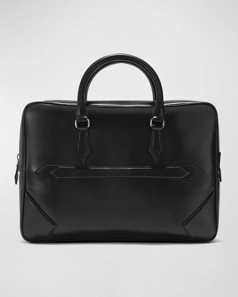 MontBlanc Men's Meisterstück Document Case Leather Briefcase Bag 2