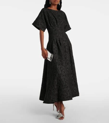 SIMKHAI Rosalie jacquard midi dress 2