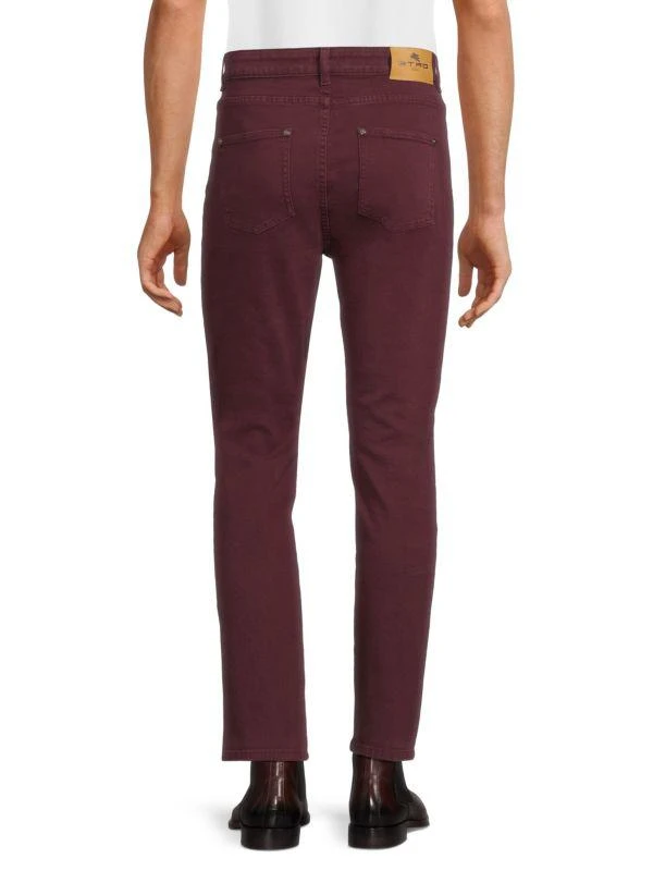 ETRO High Rise Embroidered Jeans 2