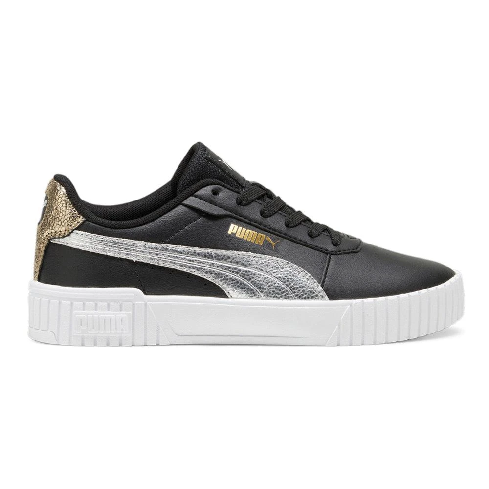 Puma Carina 2.0 Metallic Shine Lace Up Sneakers 1