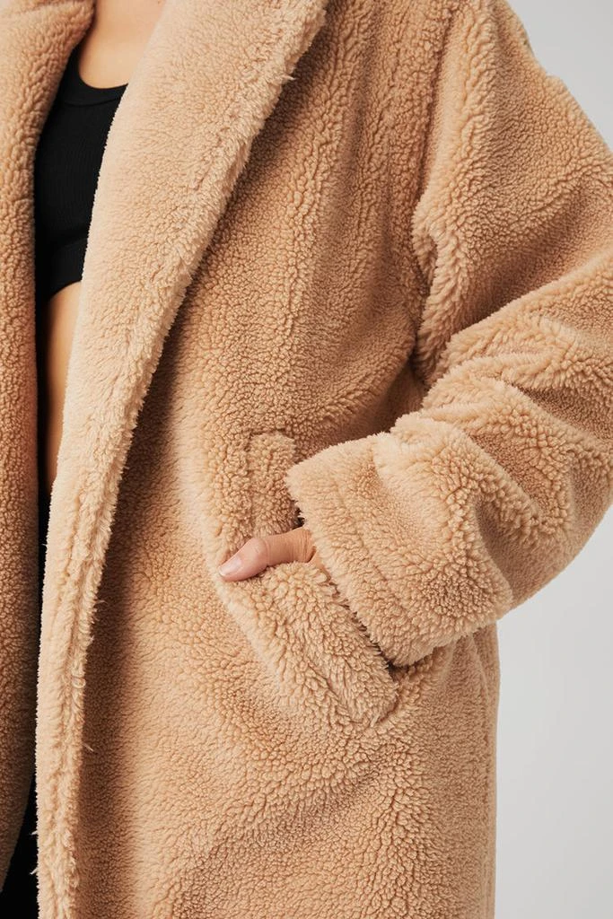 Alo Oversized Sherpa Trench - Camel 5