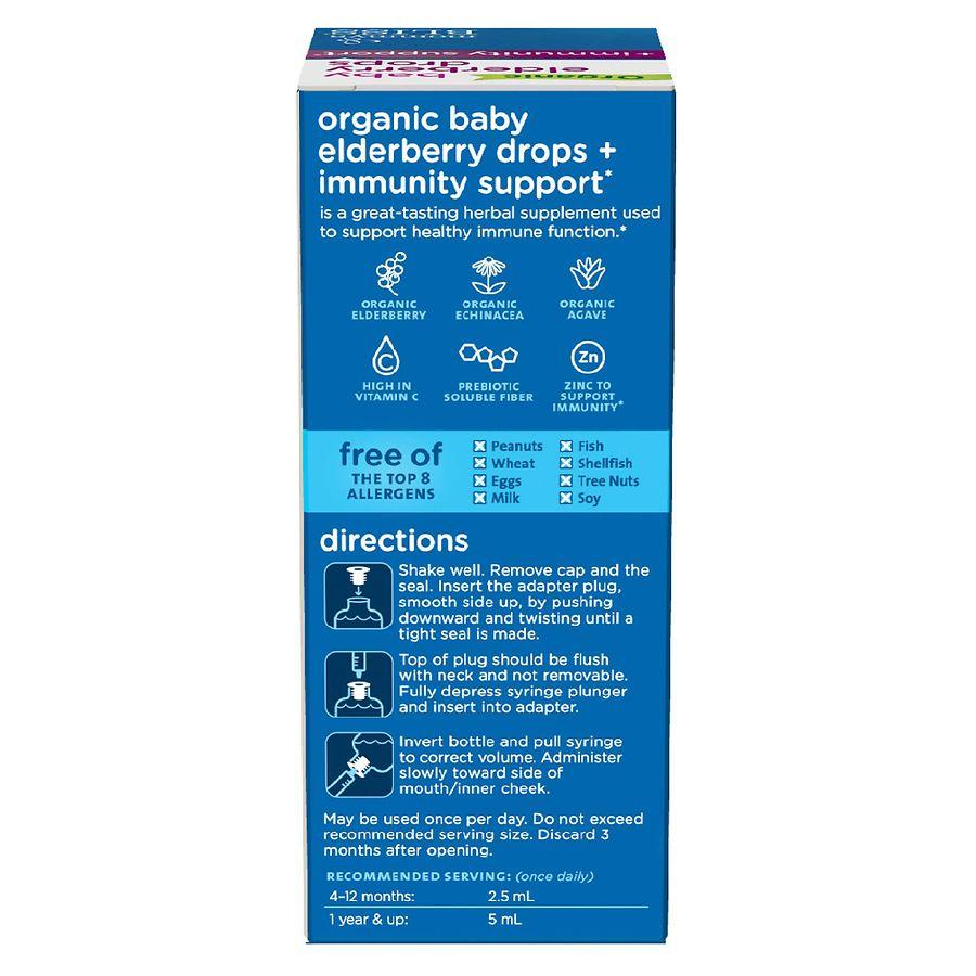 Mommy's Bliss Organic Baby Elderberry Drops + Immunity Boost