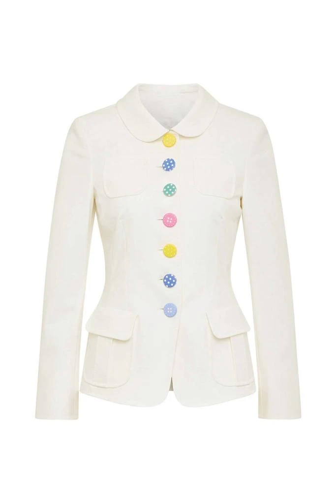 MAISON COMMON Maison Common - Jersey Jacket With Signature Buttons 4