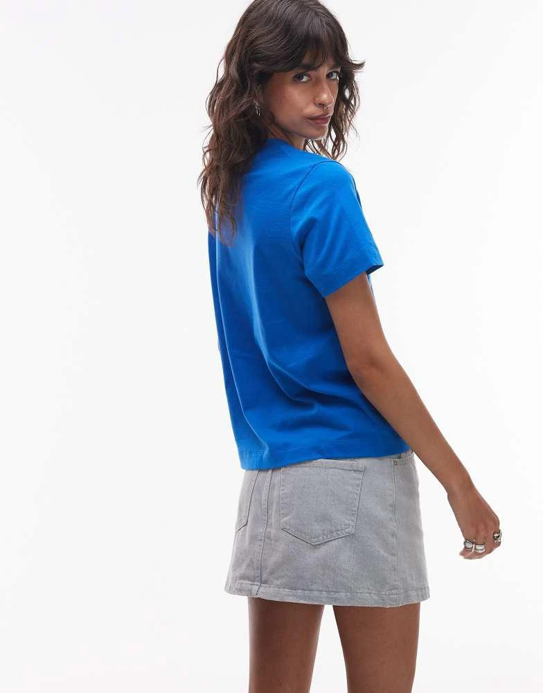 Topshop Topshop boxy tee in cobalt blue 3