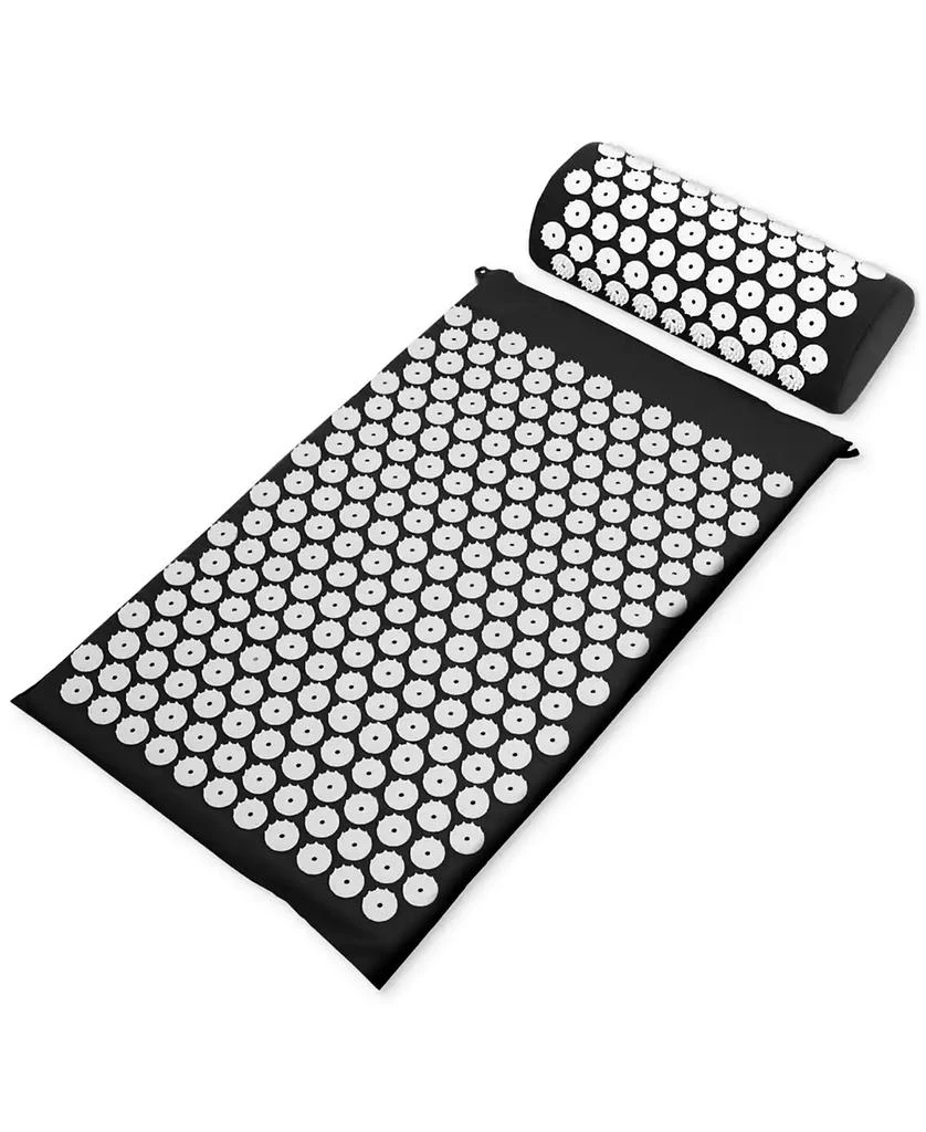 Sharper Image Acupressure Mat Pillow with Travel Bag 1