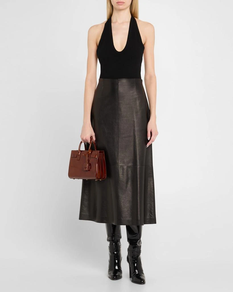 Yves Saint Laurent Sac de Jour Nano Top-Handle Bag in Patent Leather 6