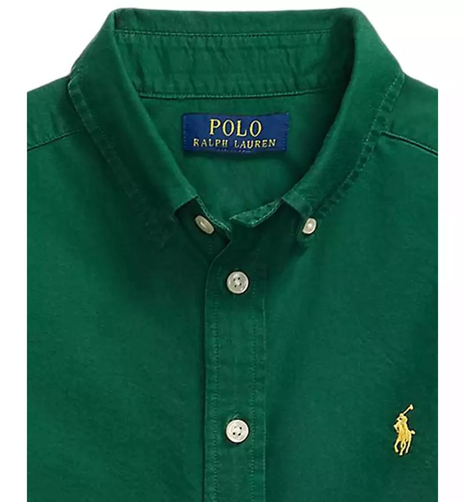 Ralph Lauren Big Boys Garment-Dyed Cotton Oxford Shirt 3