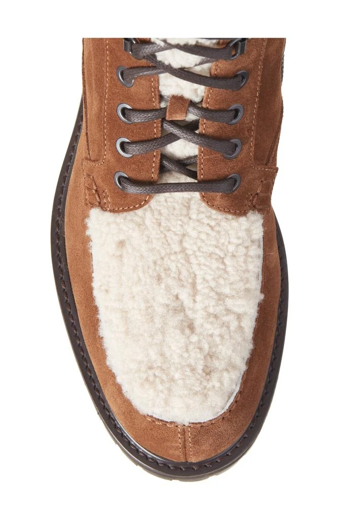 Aquatalia Isaac Genuine Shearling Moc Toe Boot 5