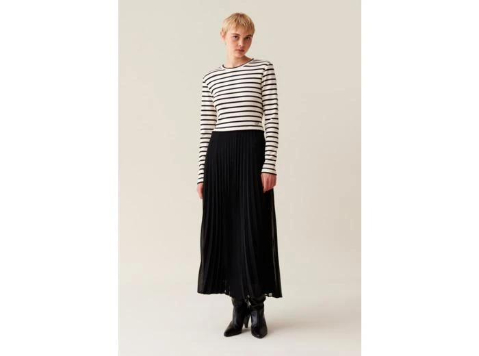 Claudie Pierlot Robe Twist marinière 1