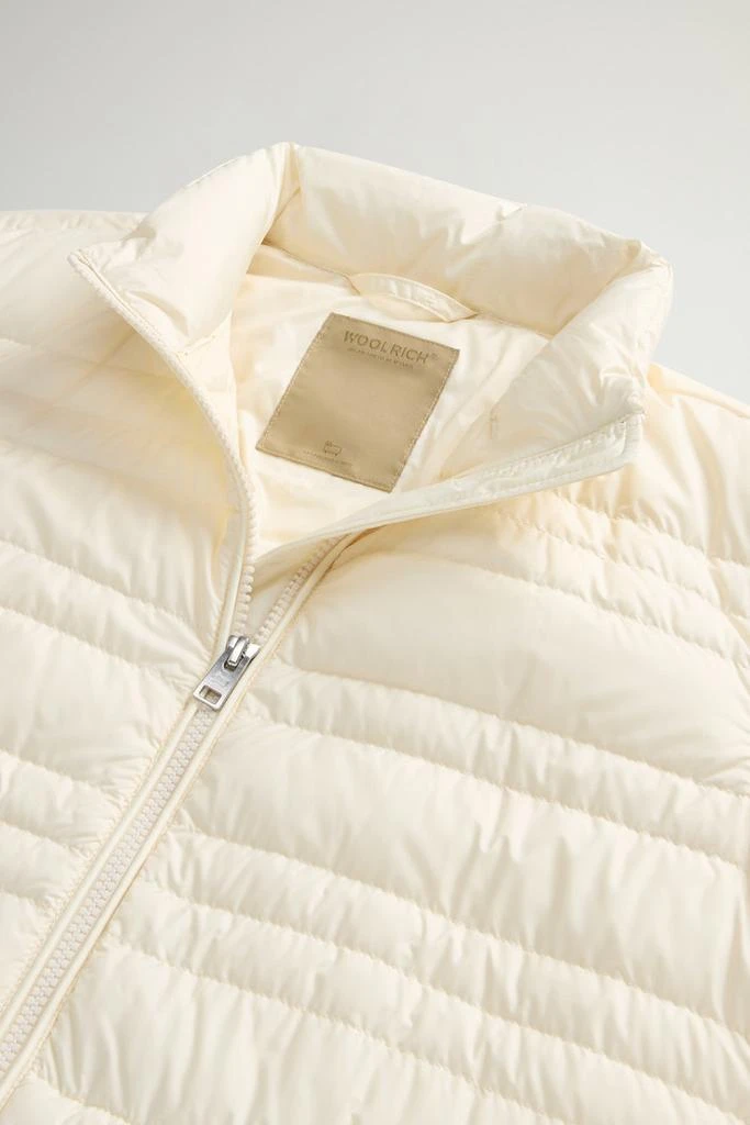 Woolrich Padded Microfiber Jacket - Women - Blue 6