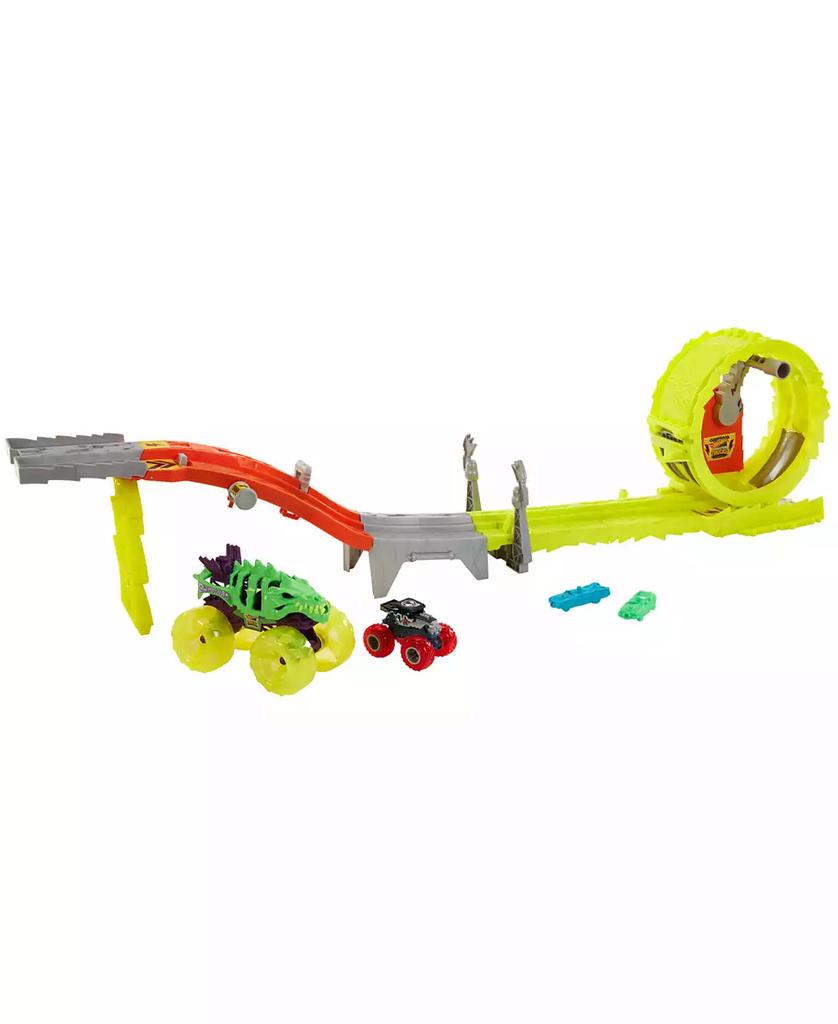 Hot Wheels Monster Trucks Race and Chase Challenge Playset