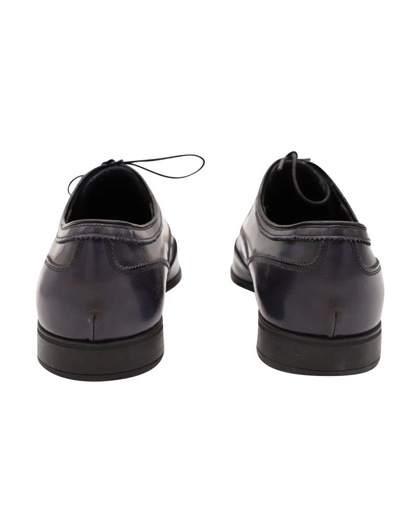 Prada Brogues Shoes in Blue Leather 4