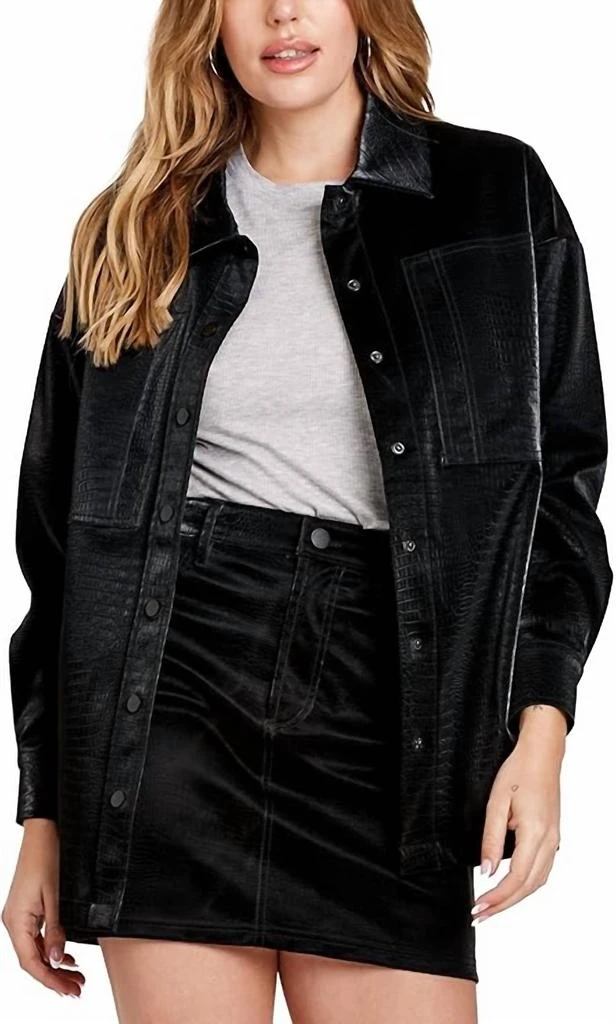 DEAR JOHN DENIM Dear John Denim - Yara Faux Leather Shirt Jacket