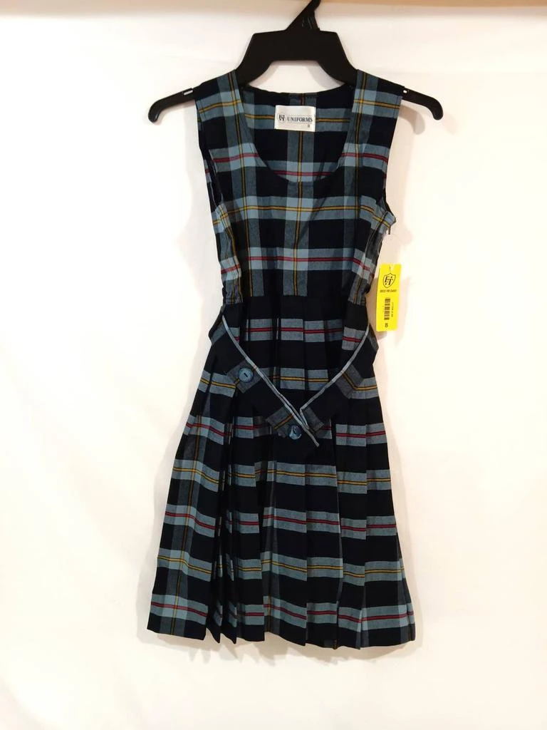 ET Uniforms Et Uniforms - Girls
 Scoop Neck Pleated Jumper With Belt