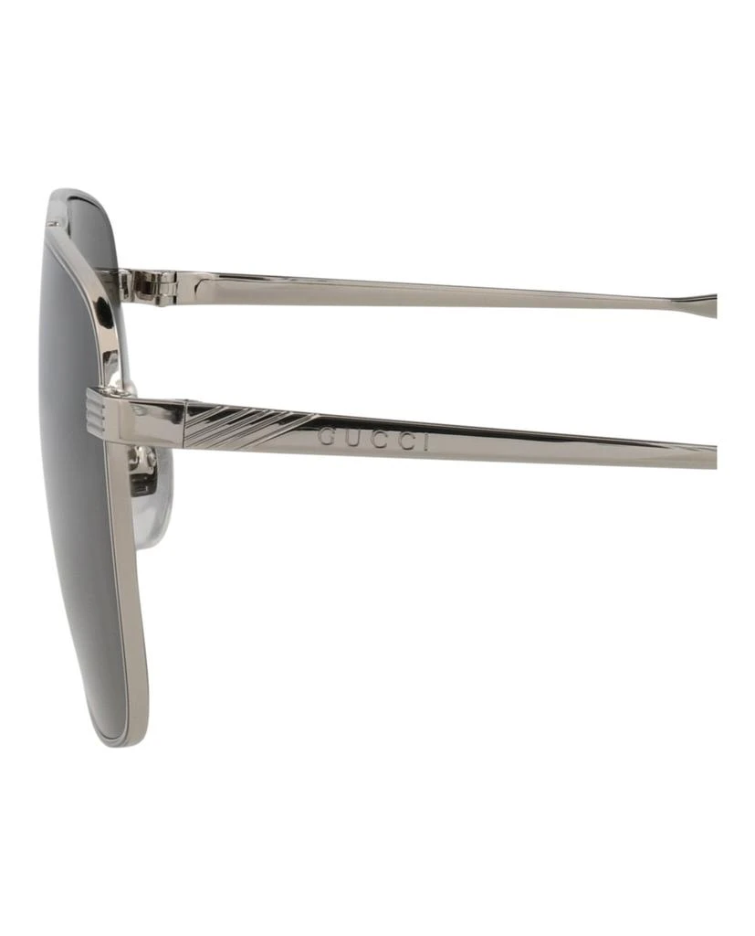 Gucci Aviator-Frame Metal Sunglasses 4