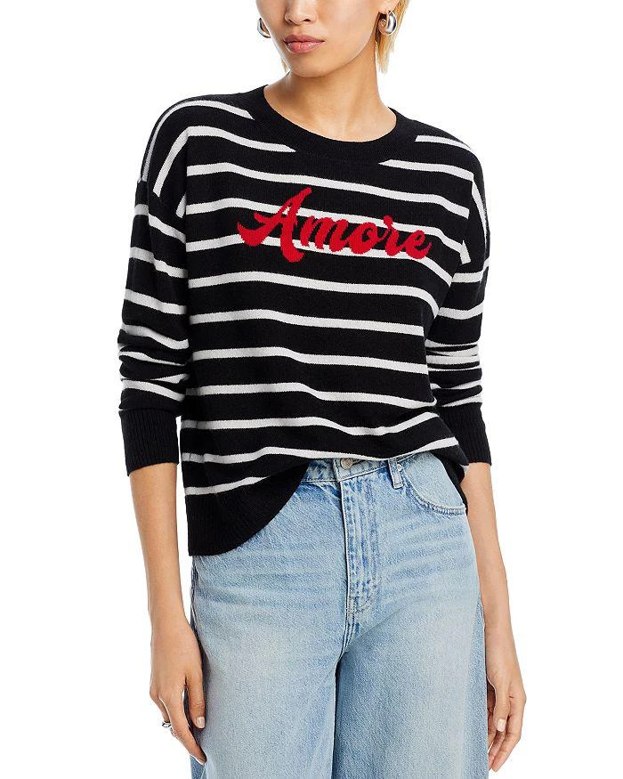 AQUA Amore Crewneck Sweater - Exclusive 1