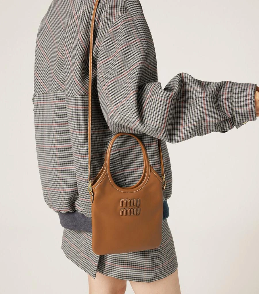 Miu Miu Leather Ivy Top-Handle Bag 7