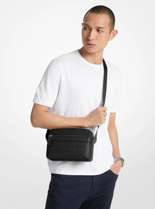Michael Kors Hudson Pebbled Leather Utility Crossbody Bag 3