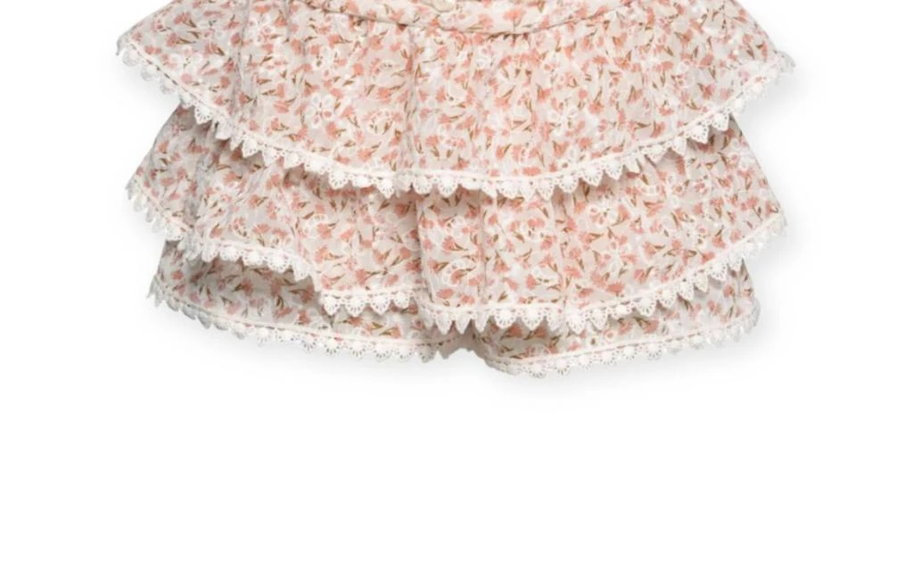 Hannah Banana Hannah Banana - Girl's Lace Trimmed Ruffle Skirt 1