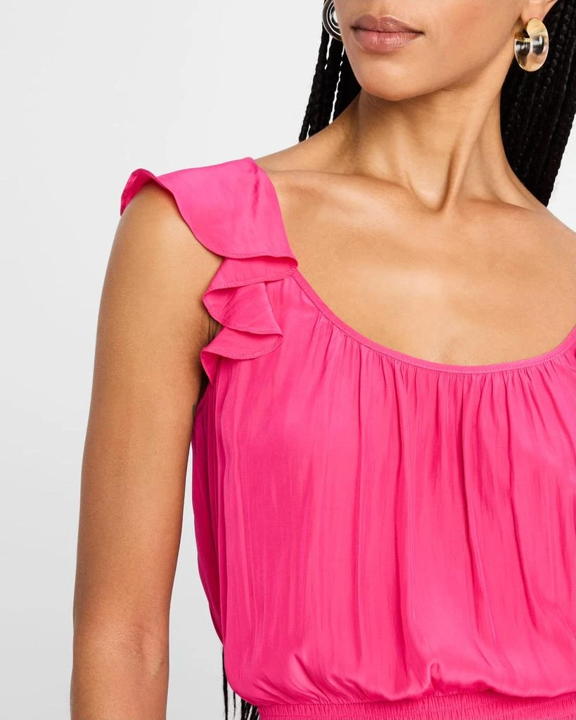 Ramy Brook Clementine Ruffle-Trim Midi Dress 5