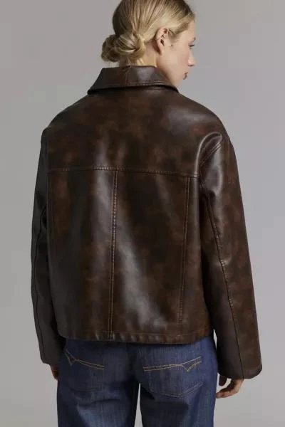 BDG BDG Sasha Faux Leather Oversized Car Jacket 4