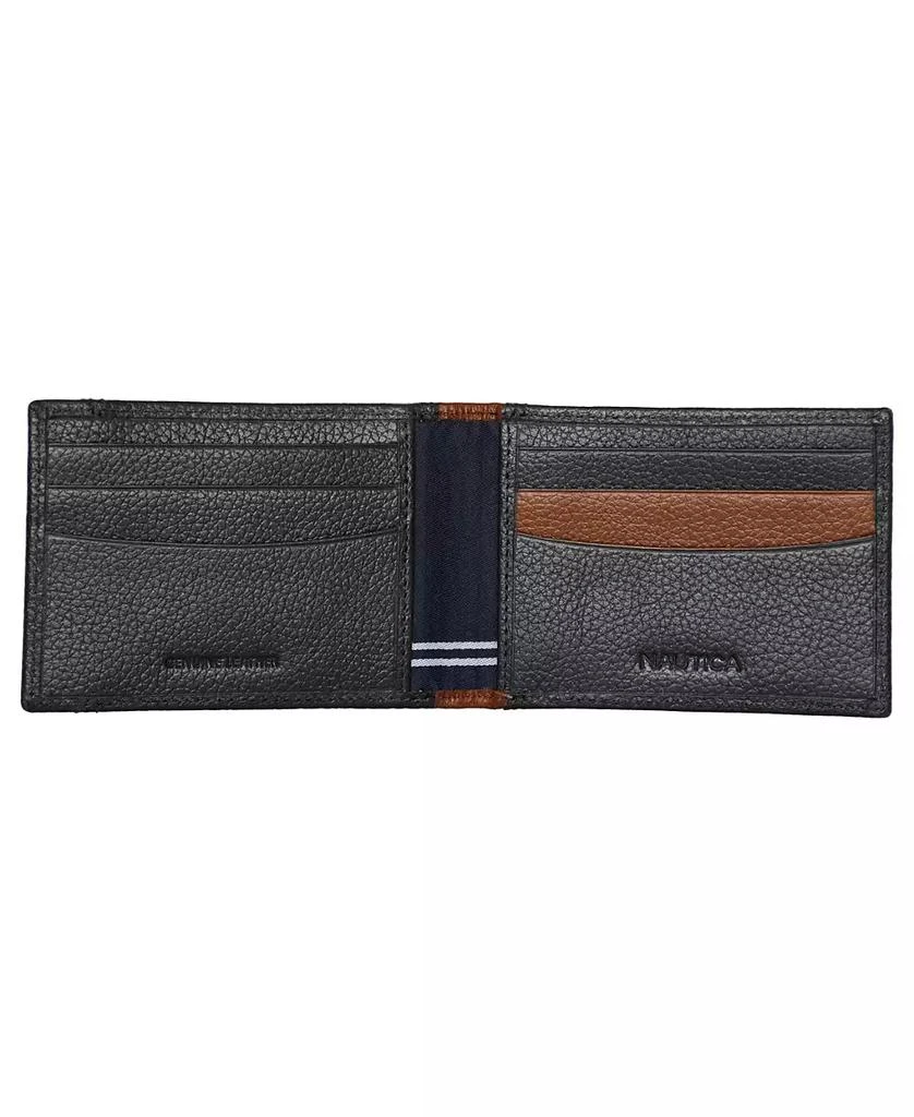 Nautica Men's Front Pocket Leather Wallet 3