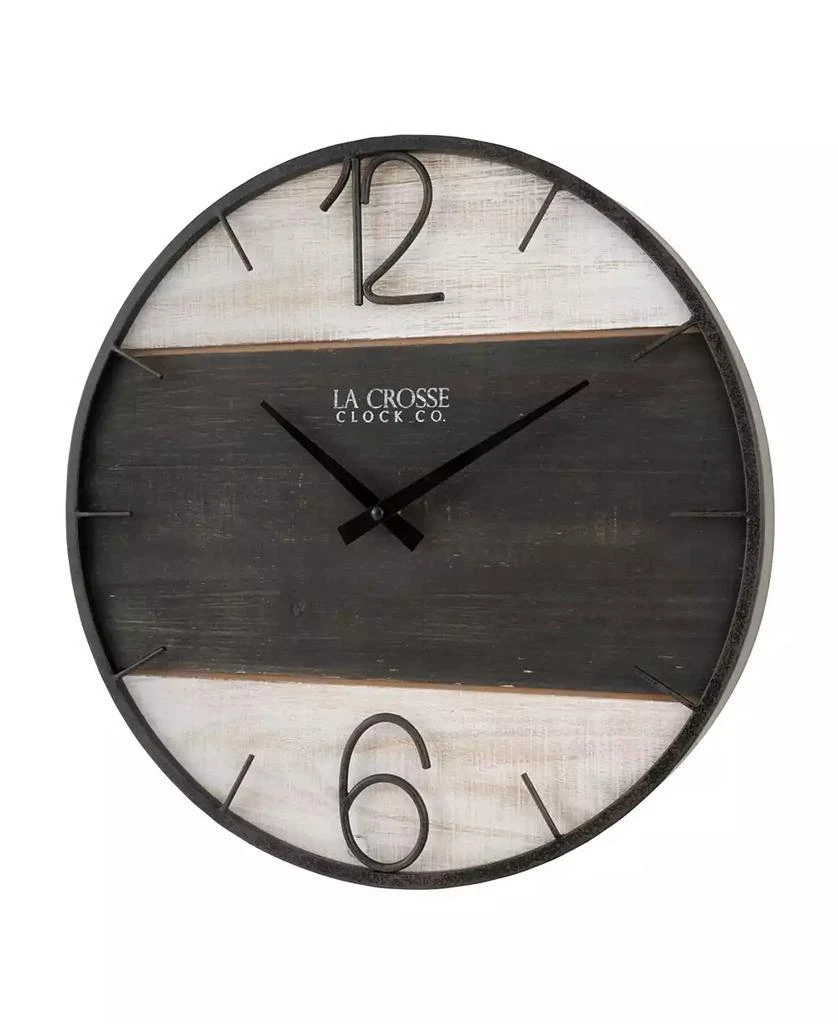 La Crosse Technology La Crosse Clock 16" Ironwood Wall Clock 2