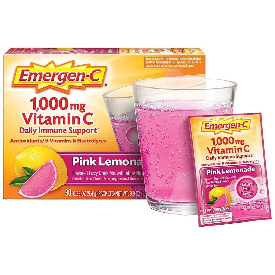 Emergen-C Daily Immune Support Drink with 1000 mg Vitamin C, Antioxidants, & B Vitamins 5