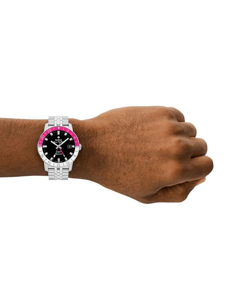 ZODIAC GMT Automatic Stainless Steel Watch, 37mm 4