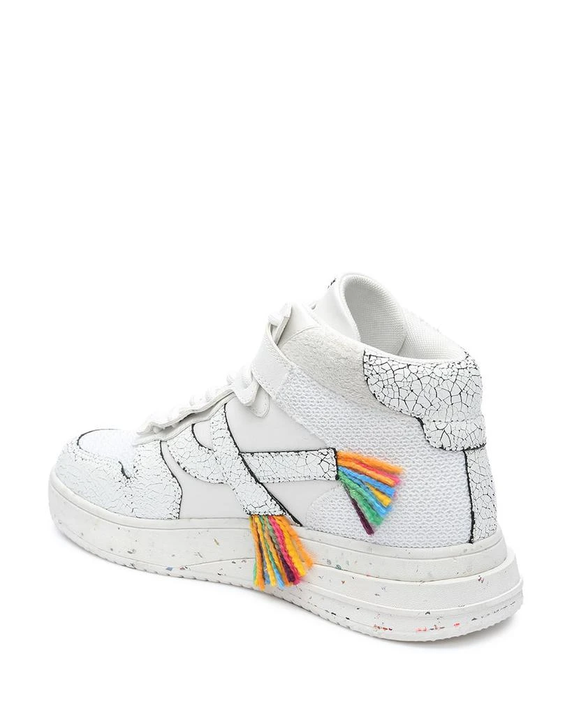 Ash Women's Parker Rainbow Lace Up Embellished Sneakers 5