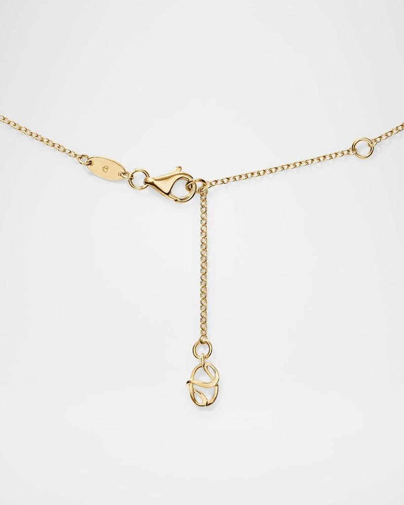 Hearts On Fire Barre 18K Yellow Gold Floating Diamond Pendant Necklace 3