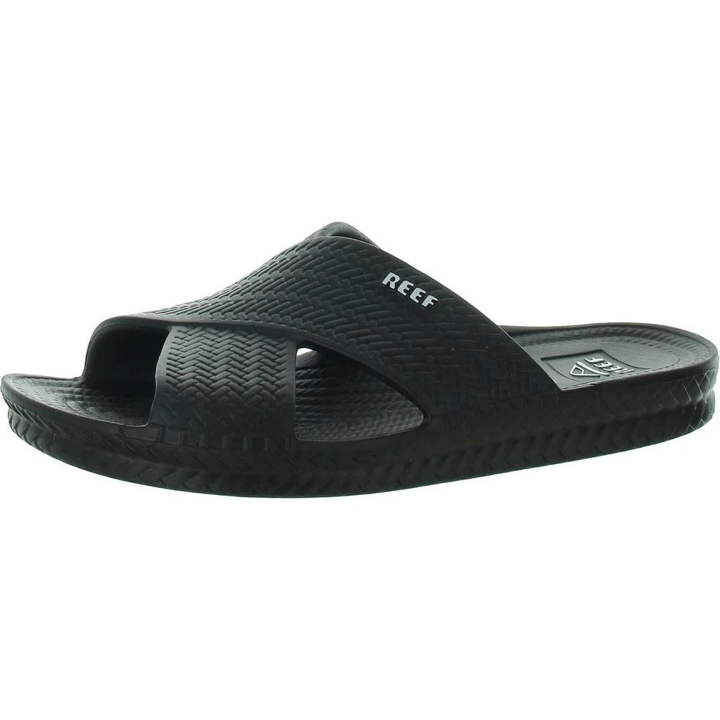 Reef Water X  Womens Open Toe Slip On Slide Sandals 4