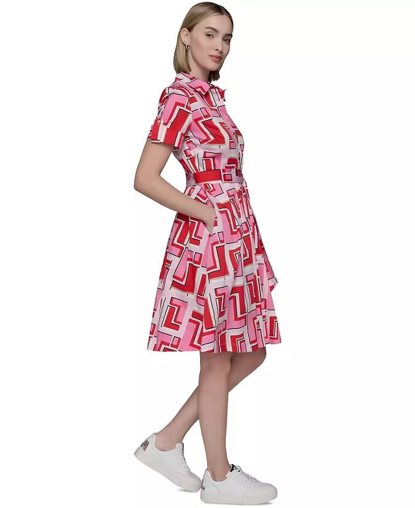 Karl Lagerfeld Paris Women's Printed Shirtdress 3