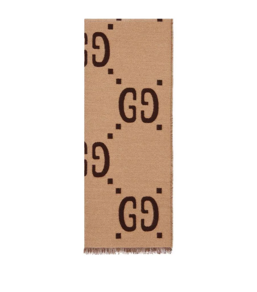 Gucci Wool-Silk GG Supreme Scarf 3