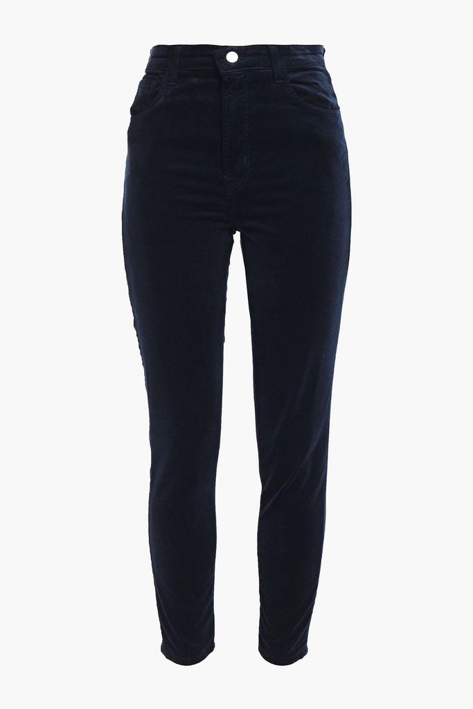J Brand Leenah cotton-blend velvet skinny pants