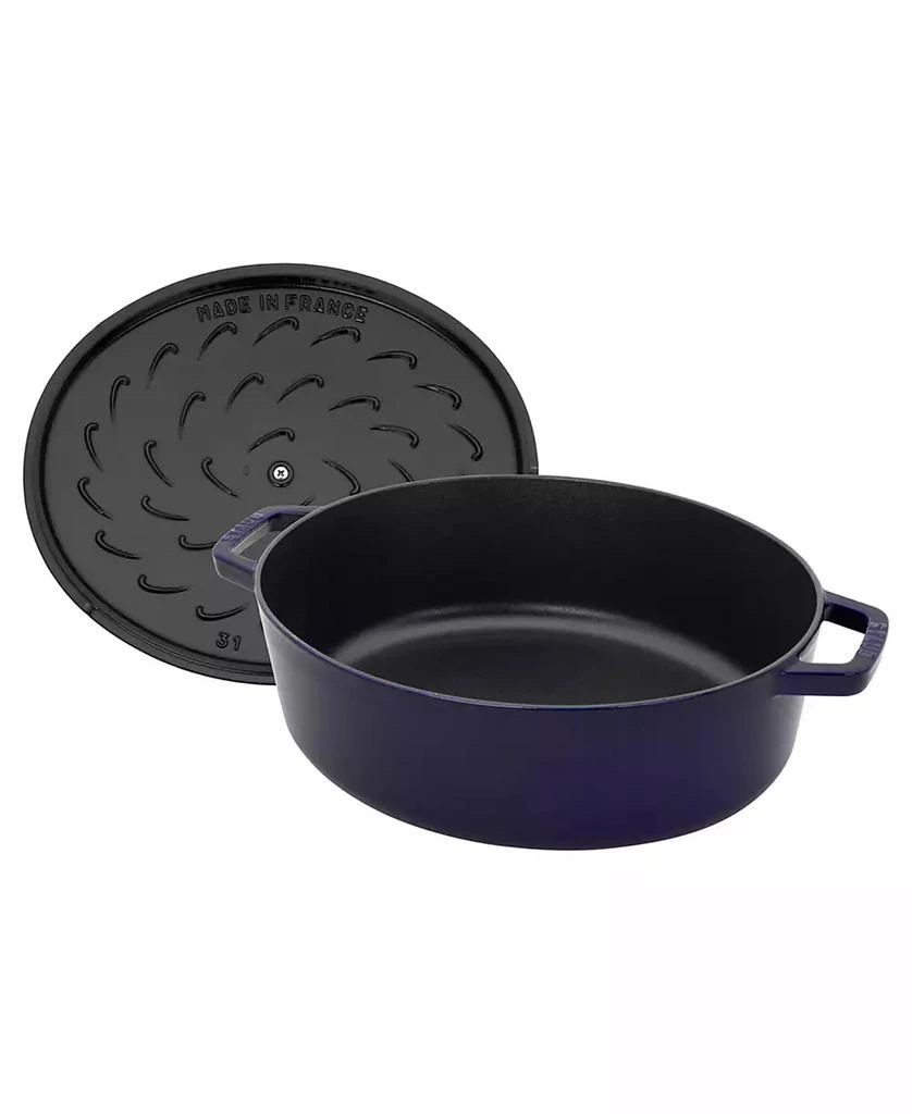 Staub Cast Iron 6.25qt Wide Oval Dutch Oven 5