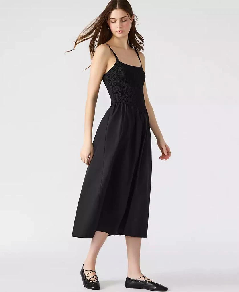 Steve Madden Women's Codie Cotton Smocked Midi Dress 2