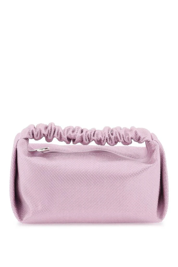 ALEXANDER WANG scrunchie mini bag with crystals 1