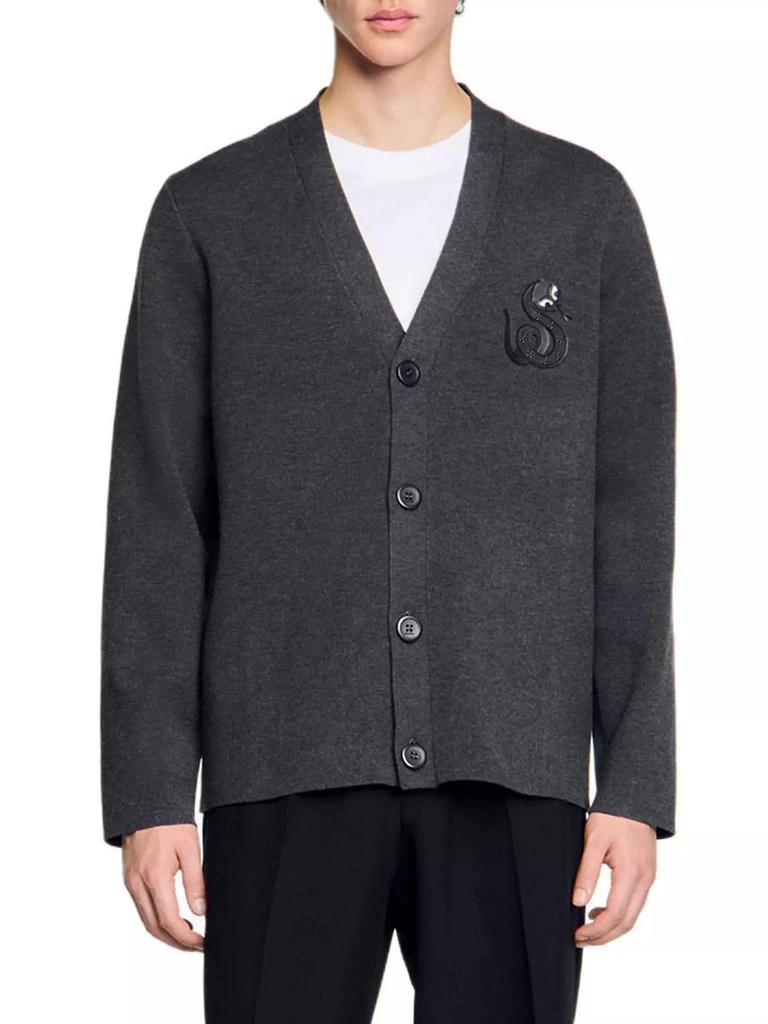 Sandro Snake Cardigan 3